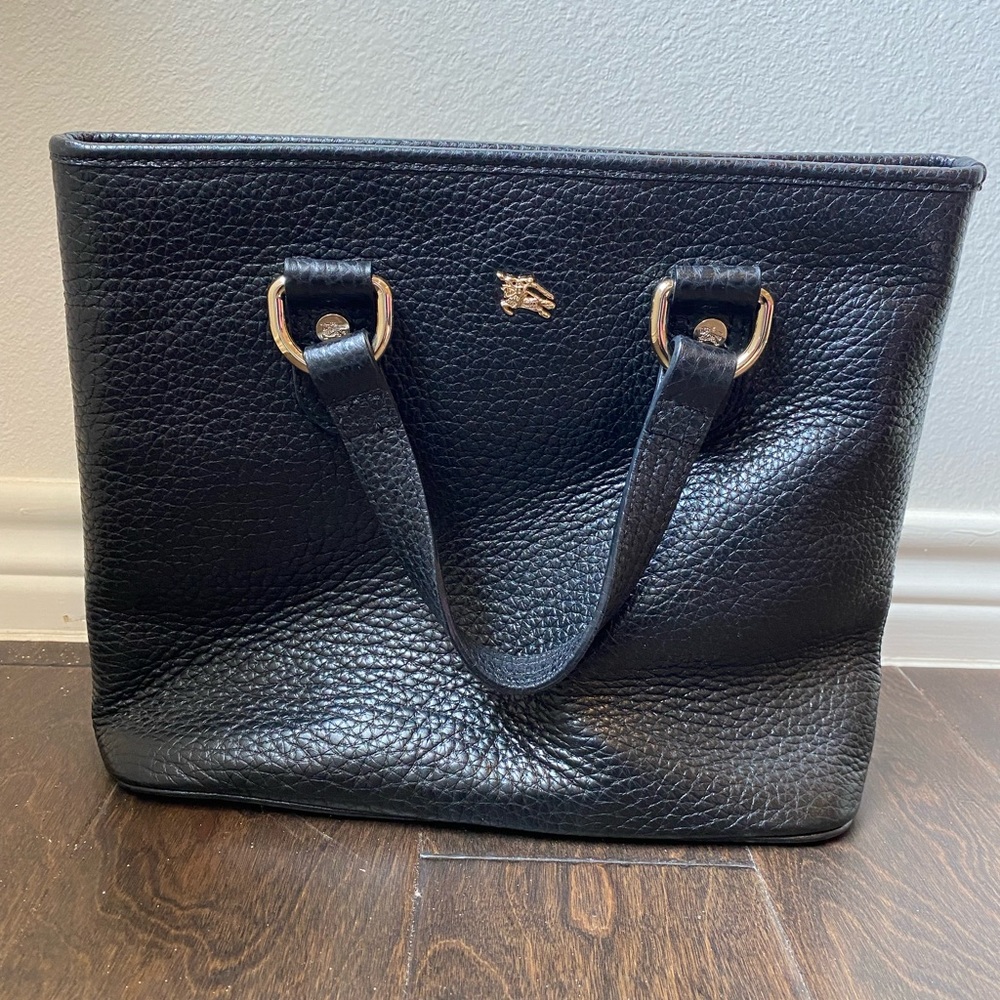 Authentic Burberry Black Tote